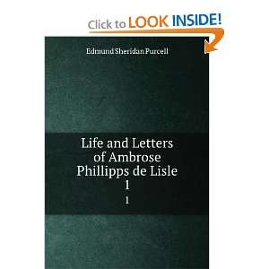   letters of Ambrose Phillipps de Lisle Edmund Sheridan Purcell Books