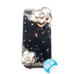  Case for Apple Iphone 4, Iphone4, Pink Flower Cell Phones