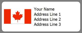 Your Countrys Flag   Custom Return Address Labels  