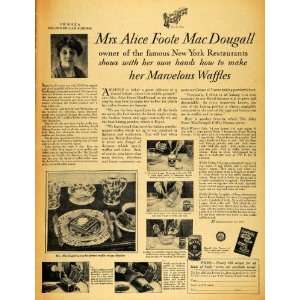  1929 Ad Royal Baking Powder Alice Foote MacDougall 