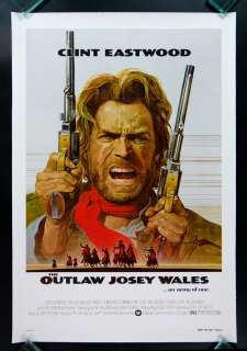 OUTLAW JOSEY WALES CLINT EASTWOOD WESTERN MOVIE POSTER  