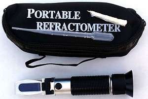 Auto Temp Adjusting REFRACTOMETER Brix & OG Measure Alcohol Beer Wine 