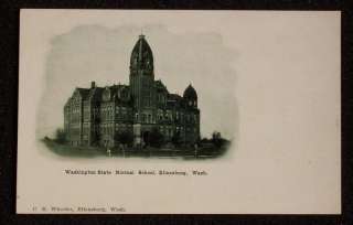 1900s Washington State Normal School Ellensburg WA PC  