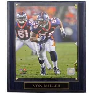 Denver Broncos #58 Von Miller 10.5 x 13 Player Plaque 