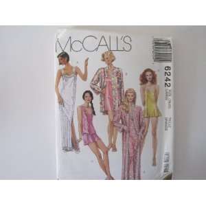   Nightgown, Camisole, Shorts, Teddy Size Large McCalls Pattern Books