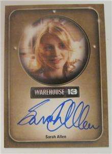 Warehouse 13 Series 2 Sarah Allen as Emily Krueger Autograph Signed 
