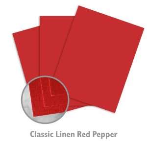  CLASSIC Linen Digital Red Pepper Paper   250/Package 