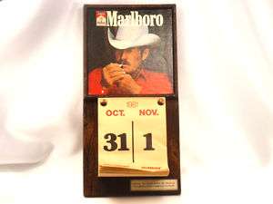   Marlboro Man Cigarette Wall Calendar 1981 Advertise   