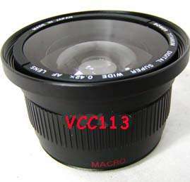 Black Titanium 0.42X Super Wide Angle Lens with Macro (FISHEYE)