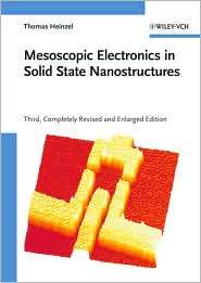 Mesoscopic Electronics in Solid State Nanostructures, (3527409327 