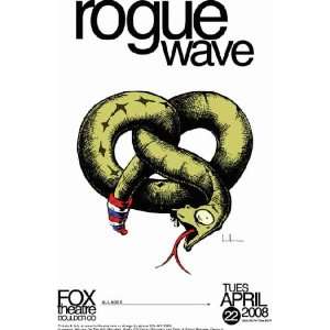  Rogue Wave Boulder CO Original Concert Poster MINT: Home 