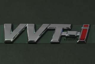 3D Logo  VVT i  Toyota Vitz Car Emblem DECAL GENUINE  