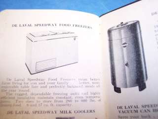 SI773 1951 De Laval Diary Advertising Book Formulas  
