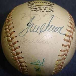  1974 New York Mets Autographed/Hand Signed Baseball 