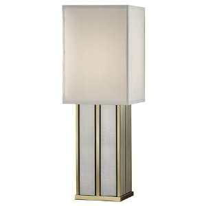 Murray Feiss 1 Bulb Polished Brass Lamp