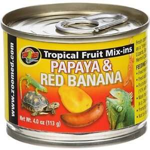   Fruit Papaya & Red Banana Food Mix ins for Reptiles