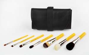 Bdellium Tools Travel Line Basic Make Up Face & Eyes Brush Set 7 Pcs 