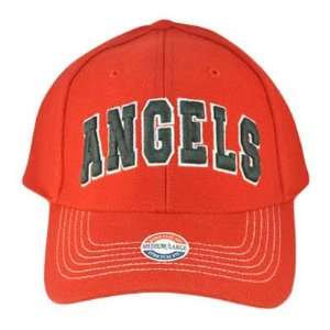  MLB ANGELES ANGELS ANAHEIM FLEX STRETCH FIT HAT CAP RED 
