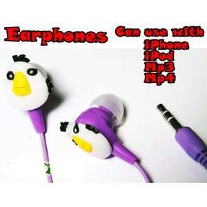  Angry Birds White Bird Earbuds Electronics