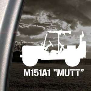  M151 Mutt Vietnam Era Jeep M60 MG Decal Car Sticker 