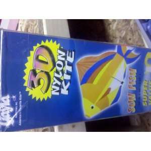  3D NYLON KITE (SUN FISH) Toys & Games