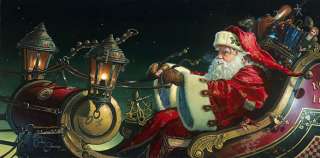 Dean Morrissey FATHER CHRISTMAS: SLEIGH RIDE Santa Claus #449/450 