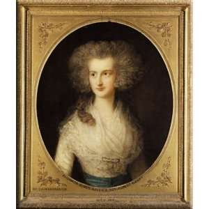   of Elizabeth Bowes 25x30 Streched Canvas Art by Gainsborough, Thomas