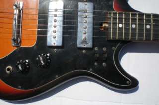 Harmony H 802 Sunburst Electric Vintage Guitar  