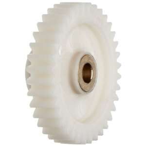 Spur Gear, 20 Degree Pressure Angle, Acetal, Inch, 20 Pitch, 0.800 
