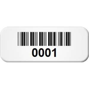  Asset Label, Company Name with Numbering Destructible 