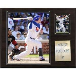  MLB Kosuke Fukudome Chicago Cubs Player Plaque: Home 