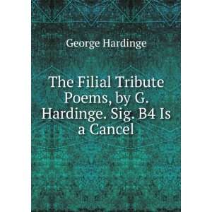   Poems, by G. Hardinge. Sig. B4 Is a Cancel. George Hardinge Books