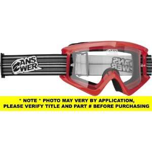  Answer Racing Apex Equalizer Goggles   Red Automotive
