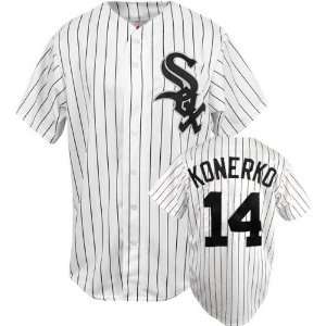 Paul Konerko Majestic MLB Home Pinstripe Replica Chicago White Sox 