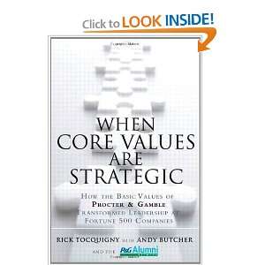  When Core Values Are Strategic How the Basic Values of 