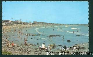 Long Sands Beach York Beach Maine Postcard  