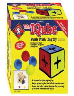 KYJEN IQube JUNIOR Plush Puppies Dog Puzzle Hide A Toy  