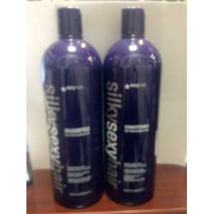 Silky Sexy Hair Shampoo/conditioner 33.8 Oz Each for Thick/coarse Plus 