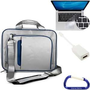 Grey / Blue Apple MacBook Pro / MacBook Air 15.4 Inch Laptop Shoulder 