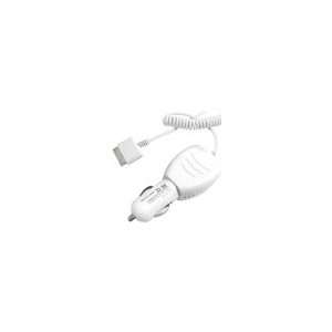  White Car Charger for Apple tablet Cell Phones 