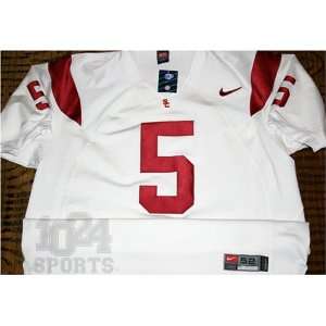   Reggie Bush USC Trojans White Jersey   Size 52: Sports & Outdoors