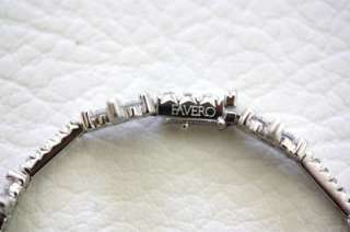 Favero 18K White Gold Diamond Tiara Bracelet  