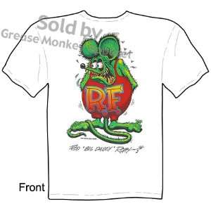 SIZE XL Big Daddy Shirts Ed Roth Signature Rat Fink T Shirt Ed Roth 