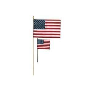 com Valley Forge Flag Co 8x12 Cotton Hemmed Hand Held American Flag 