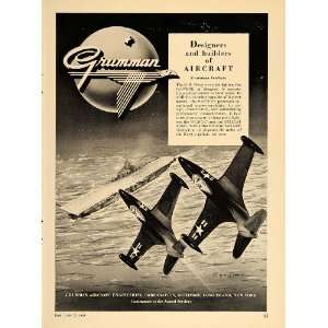  1949 Ad Grumman Panther U. S. Navy Jet Fighter Aircraft 