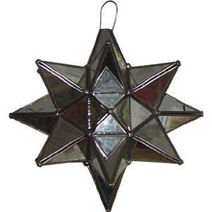  Star Lights   11 Inch Antiqued Mirror Glass Moravian Star 