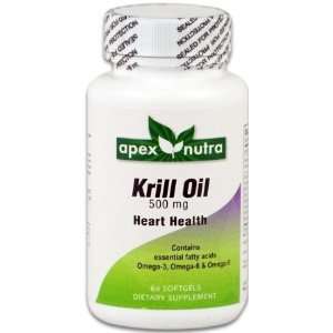 Krill Oil (500mg)   60 Softgel