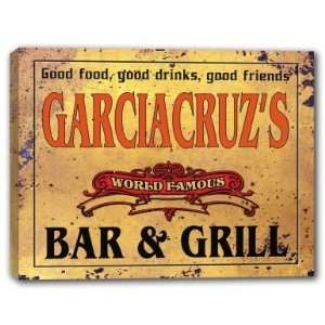  GARCIACRUZS Family Name World Famous Bar & Grill 
