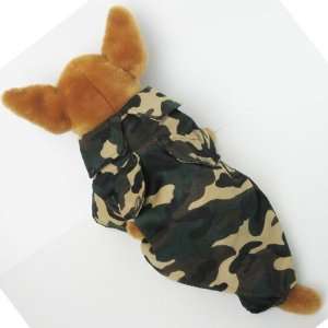  Camo Army Dogge Shirt Outfit Pet Appareal dog clothes 