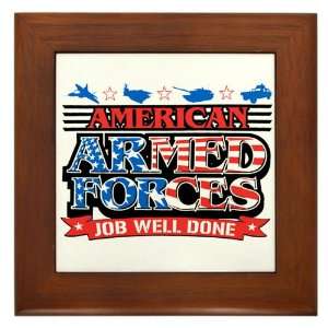  Tile American Armed Forces Army Navy Air Force Military Job Well Done